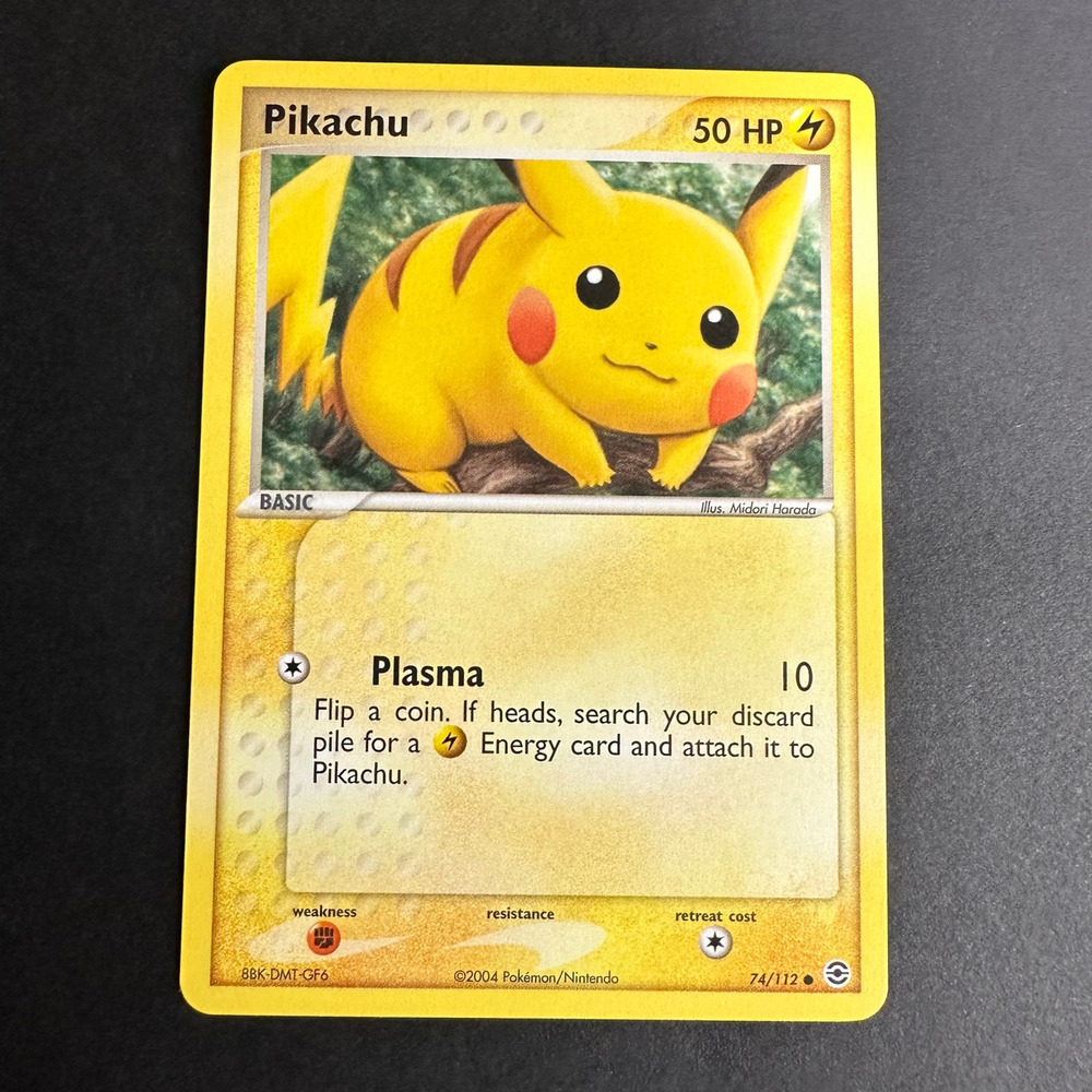 Pokemon TCG Pikachu EX FireRed & LeafGreen 74/112 Common Near Mint